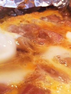 焼き鳥缶で♡とろ〜り親子とじ風❁*+-レシピのメイン写真