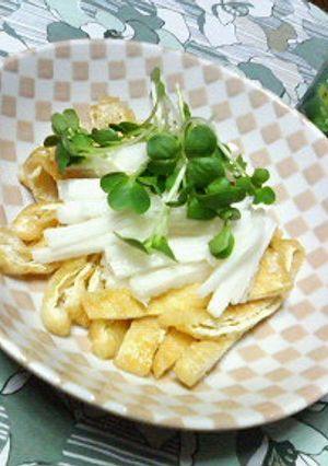 ✿長芋と揚げサラダを❀サラ食べ酢で✿-レシピのメイン写真