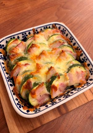 トースターで簡単!ズッキーニのチーズ焼き-レシピのメイン写真
