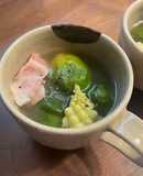 芽キャベツまるごとコンソメスープ