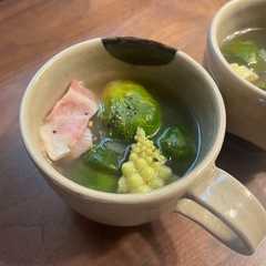 รูปของ 芽キャベツまるごとコンソメスープ