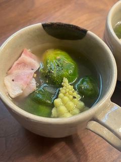 芽キャベツまるごとコンソメスープ-レシピのメイン写真