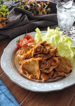 簡単10分☆豚こまのハンバーグ炒め。-レシピのメイン写真