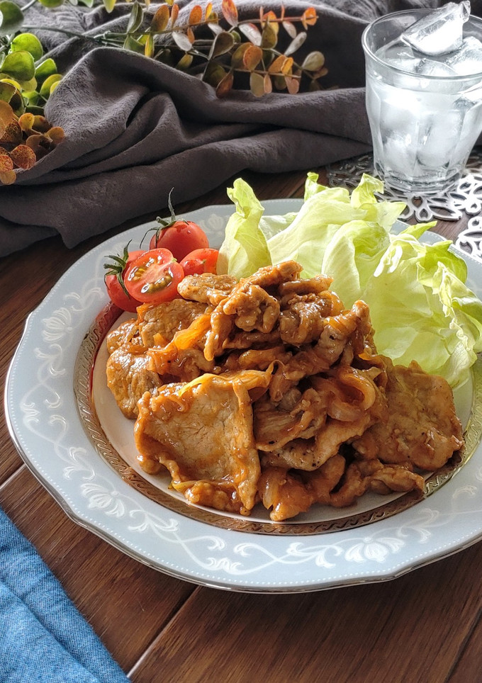 簡単10分☆豚こまのハンバーグ炒め。-レシピのメイン写真