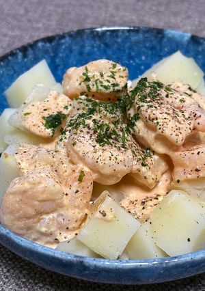 レンジで作る、エビマヨじゃがいも-レシピのメイン写真