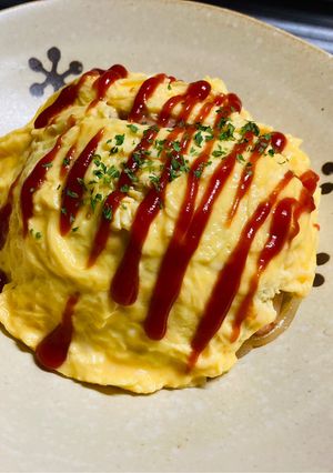 生クリーム入りの半熟オムライス-レシピのメイン写真