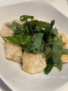 鶏胸肉の大葉ゆず胡椒炒め-レシピのメイン写真