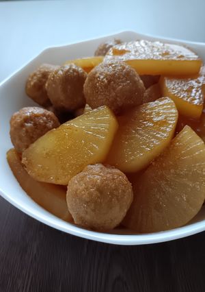 大根と肉だんごの煮物-レシピのメイン写真