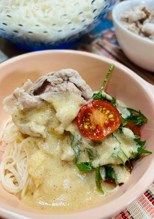 豆乳そうめん-レシピのメイン写真