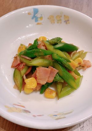保育園給食★アスパラソテー-レシピのメイン写真