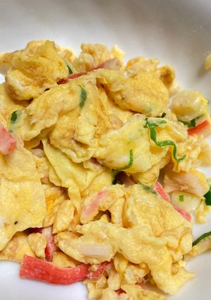 カニカマ中華風スクランブルエッグ-レシピのメイン写真