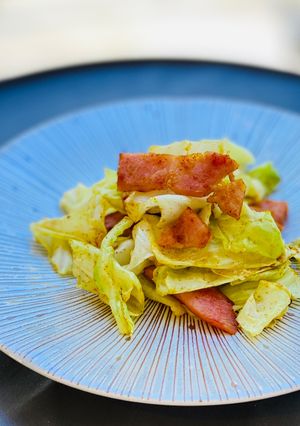 ベーコンキャベツのスパイシー炒め-レシピのメイン写真