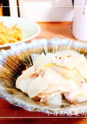 豚バラと大根のミルフィーユ蒸し-レシピのメイン写真