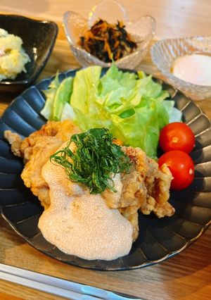 ご飯がすすむ🐾旨辛明太子マヨ唐揚げ-レシピのメイン写真