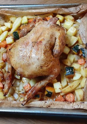 鶏の丸焼き-レシピのメイン写真