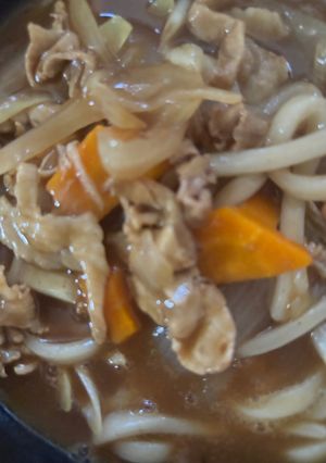 美味しいカレーうどん😋-レシピのメイン写真