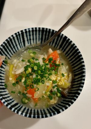 卵と野菜の雑炊-レシピのメイン写真
