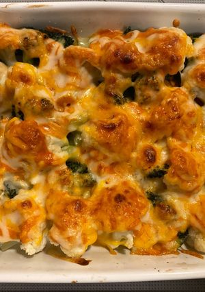 カリフラワーとブロッコリーのチーズ焼き-レシピのメイン写真