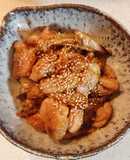 ごぼうと鶏むね肉の酢醤油麹煮