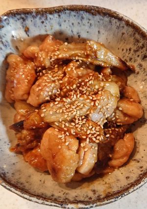 ごぼうと鶏むね肉の酢醤油麹煮-レシピのメイン写真
