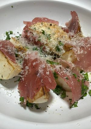 焼きカブの生ハムチーズ乗せ-レシピのメイン写真