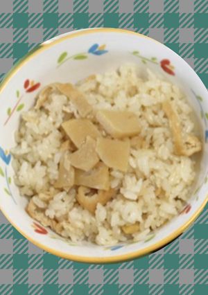 ≪学校給食≫たけのこごはん-レシピのメイン写真