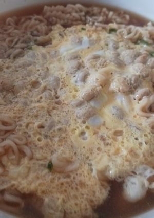 納豆かきたまラーメン-レシピのメイン写真