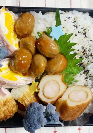 1/12ﾖｯﾁｬﾝ☆レンチン簡単お弁当-レシピのメイン写真