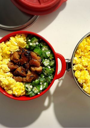 のっけ弁当2023.06.09焼鳥丼-レシピのメイン写真