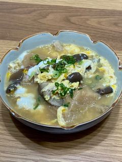 お麩とヒラタケの卵とじ-レシピのメイン写真