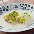 くるくる巻くだけ白菜と豚肉のクリーム煮♫