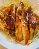 鶏むね肉の照り焼きチキンステーキ