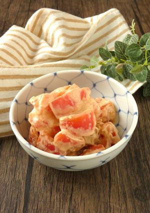 シャリシャリトマトのヨーグルト和え-レシピのメイン写真