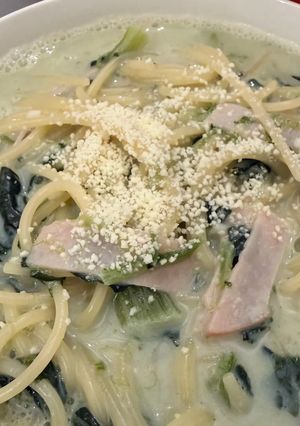 ピリッと濃厚♪豆乳柚子胡椒パスタ-レシピのメイン写真