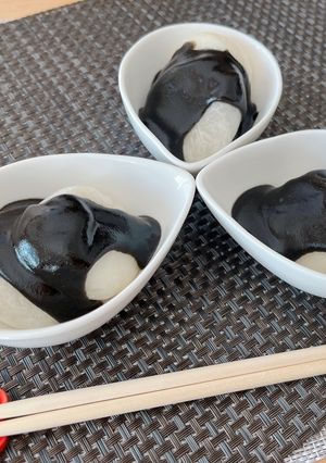＊黒ごまのお汁粉＊-レシピのメイン写真