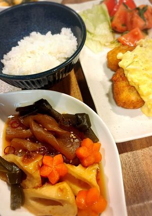 🌟[簡単] こんにゃく他の煮物-レシピのメイン写真