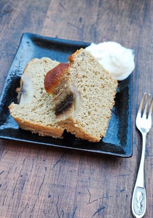 オートミールヘルシーバナナパウンドケーキ-レシピのメイン写真