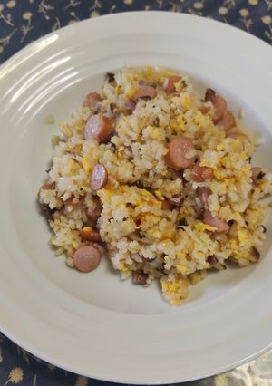 ソーセージと柴漬けのチャーハン-レシピのメイン写真