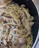 簡単★豚こま肉とキノコのしぐれ煮