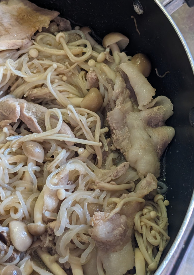 簡単★豚こま肉とキノコのしぐれ煮-レシピのメイン写真
