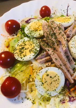 魚肉ソーセージの「ハム」玉子サラダ-レシピのメイン写真