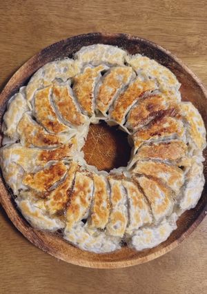 オートクッカーで焼く、手作り餃子の焼き方-レシピのメイン写真