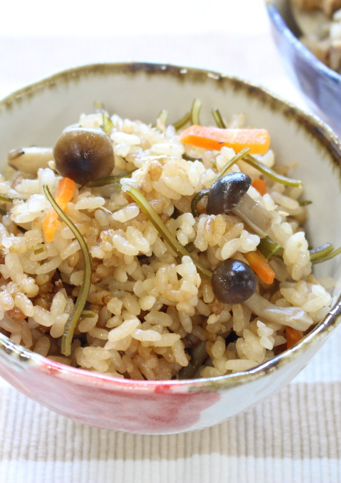 ツナときのこの炊き込みご飯-レシピのメイン写真