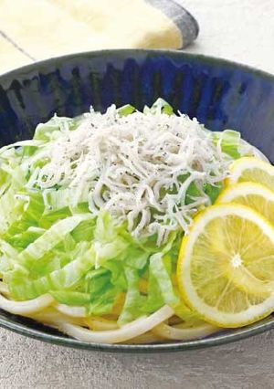 しらすとレタスのレモンうどん-レシピのメイン写真