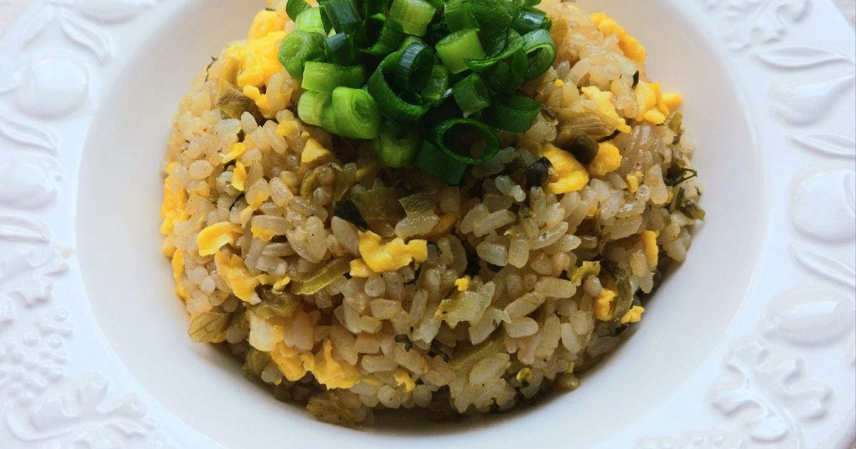 味の素の高菜チャーハン風 by おなかがぺこりん 【クックパッド】 簡単