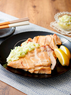 レンジで簡単!鶏むね肉のねぎ塩だれ-レシピのメイン写真