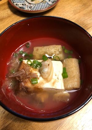 疲れた日に♡アサリ・お豆腐・油揚げのお汁-レシピのメイン写真