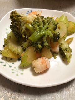 セロリとエビ中華炒め-レシピのメイン写真