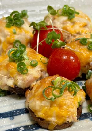 椎茸のふっくらチーズ焼き♪-レシピのメイン写真