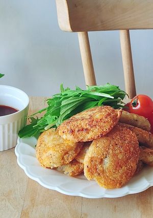 鶏肉なし♪カリカリふんわりチキンナゲット-レシピのメイン写真